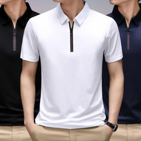 (Promoção Compre 2, Leve 3) Camisa Polo Ice Shirt com Inovador Tecido em Seda Gelo!