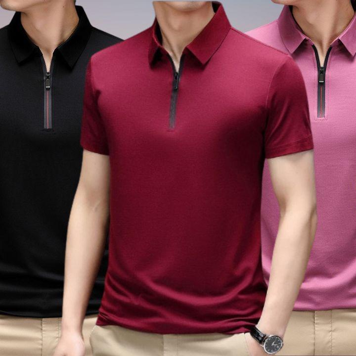 (Promoção Compre 2, Leve 3) Camisa Polo Ice Shirt com Inovador Tecido em Seda Gelo!