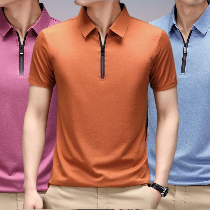 (Promoção Compre 2, Leve 3) Camisa Polo Ice Shirt com Inovador Tecido em Seda Gelo!